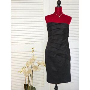 Elegant Black Strapless Dress